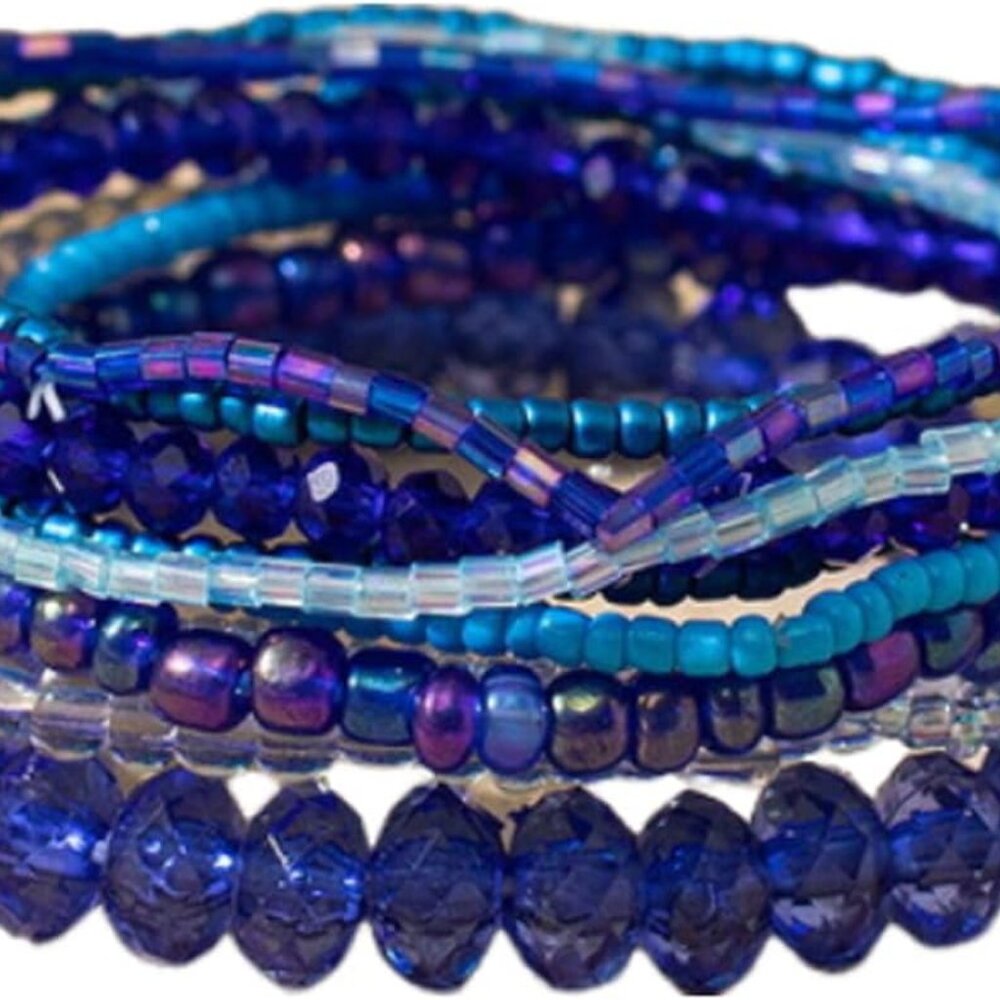 Bohemian Multilayer Stackable Seed Beaded Bracele… - image 1